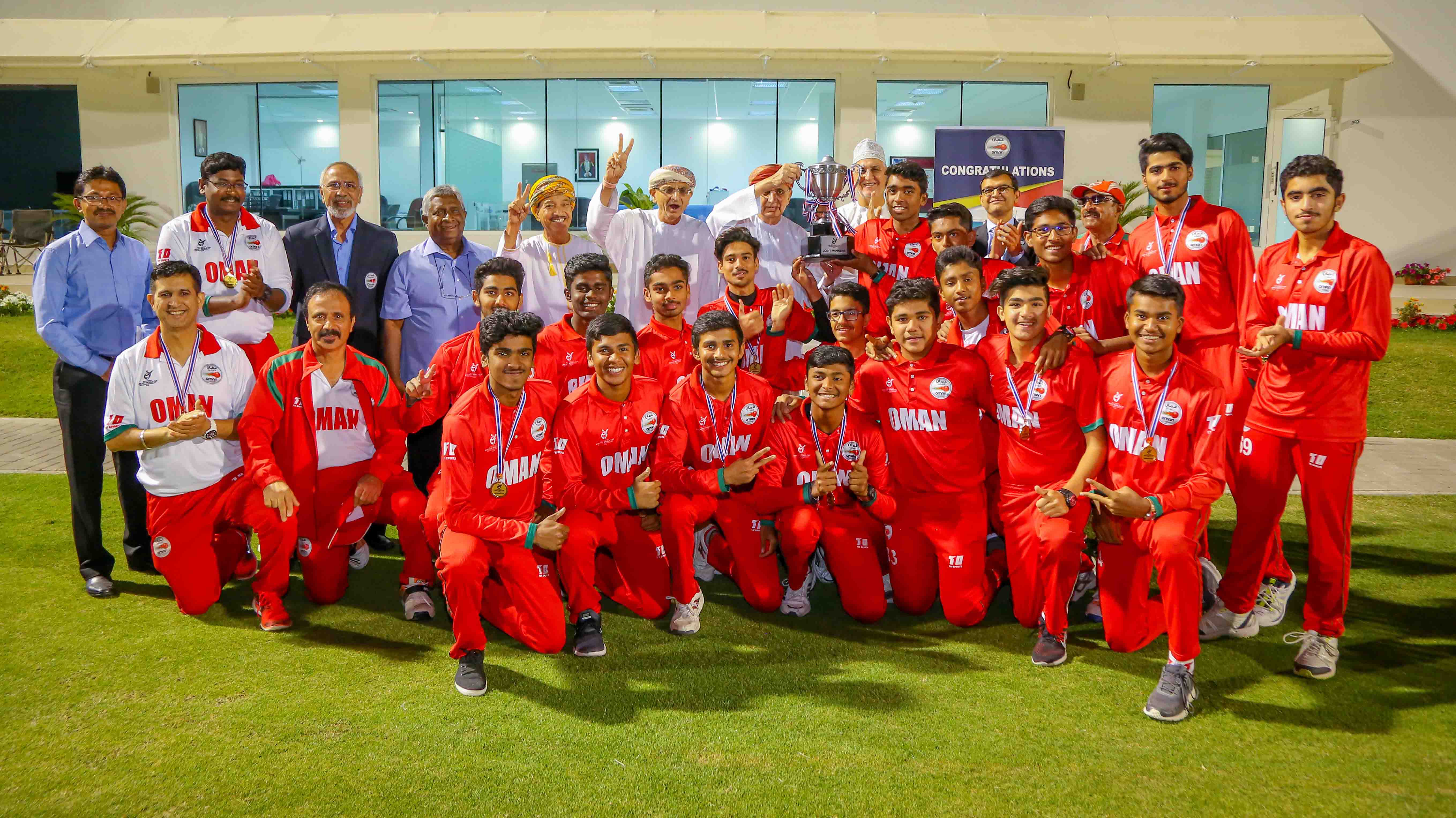 Oman Under-19 team felicitation