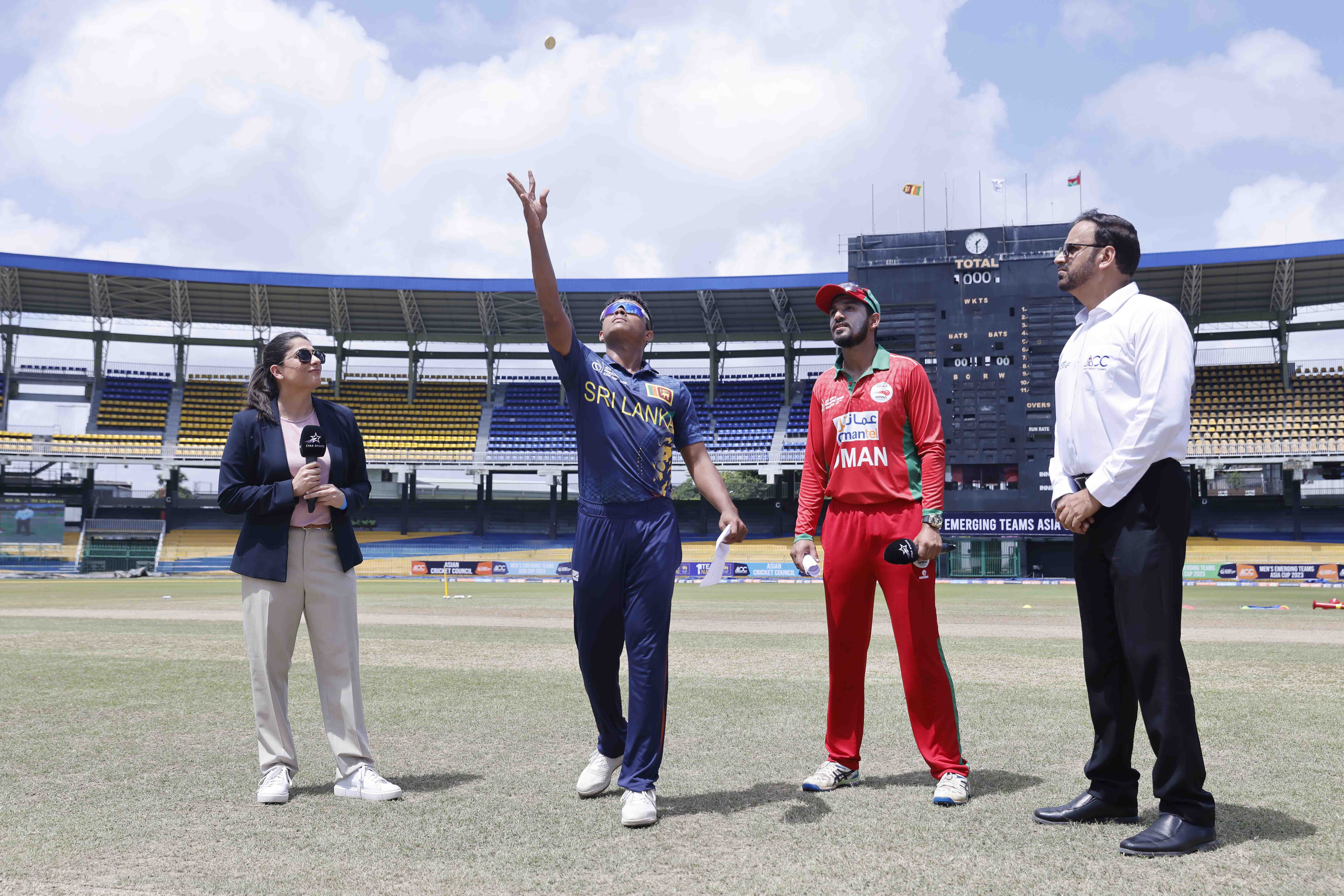 ACC MEN'S EMERGING TEAMS ASIA CUP 2023 : M10 SRI LANKA A V OMAN A