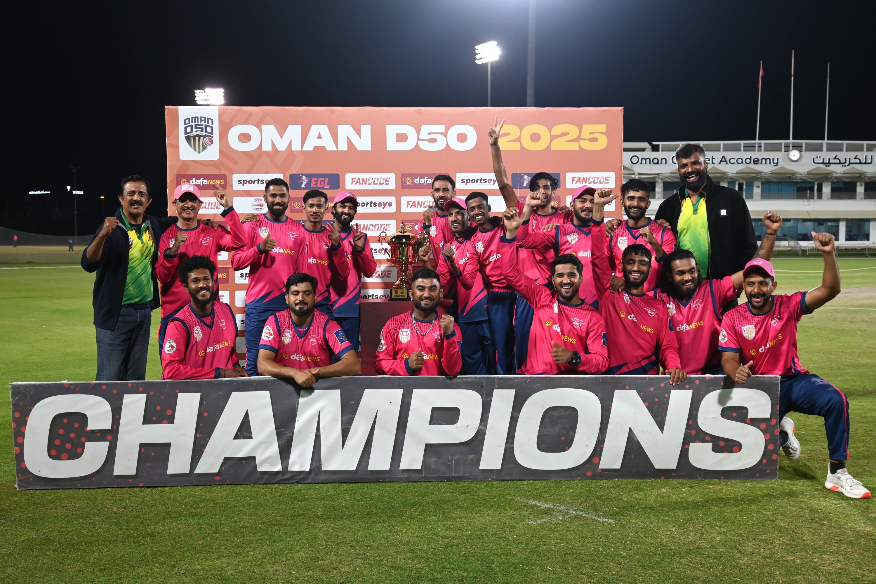 Yalla Shabab Giants - Champions Oman D50
